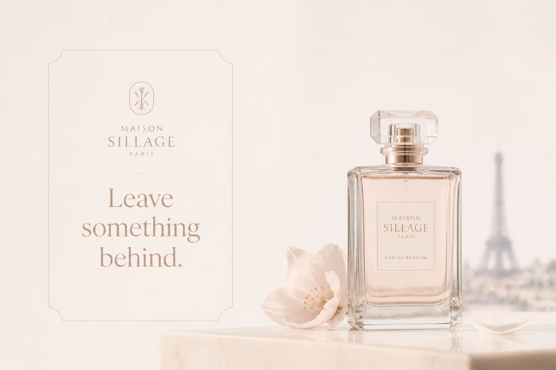 Fictional Maison Sillage perfume house campaign
